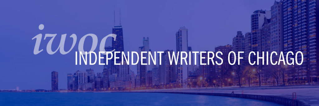 Chicago skyline with logo of Independent Writers of Chicago