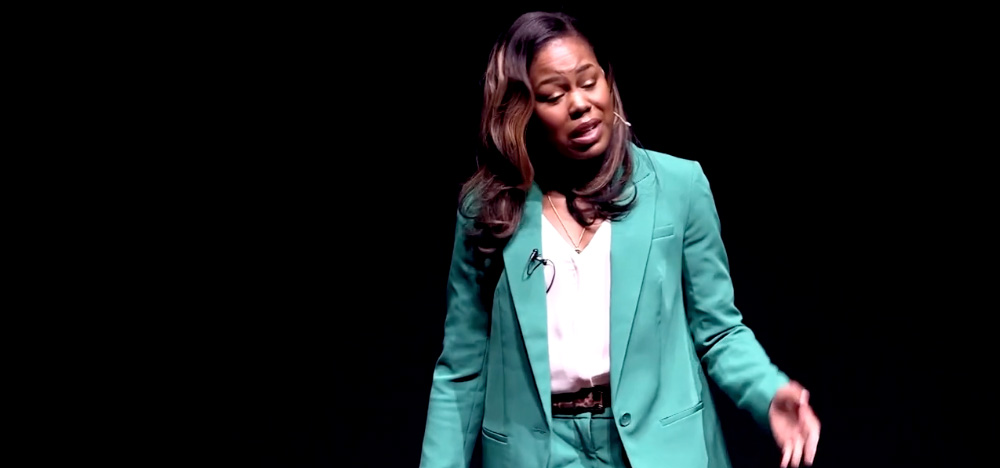 Dr. Kelly Parker speaking to TEDx.